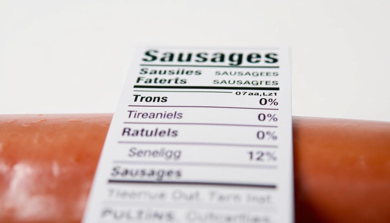 do sausages have iron