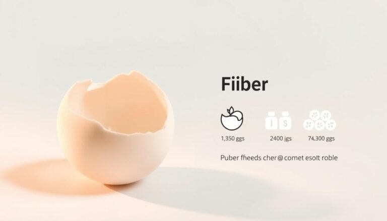 how much fiber is in eggs