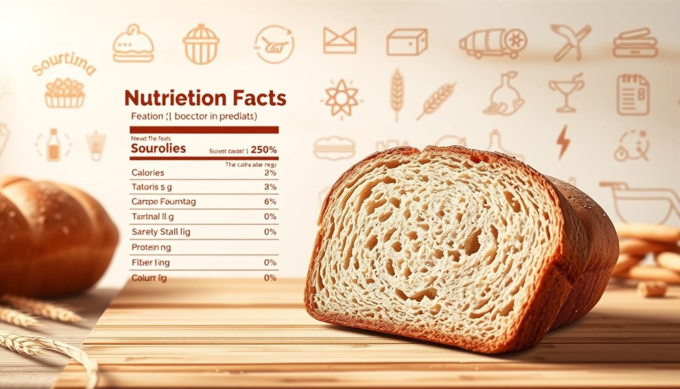 how much protein in a slice of sourdough bread