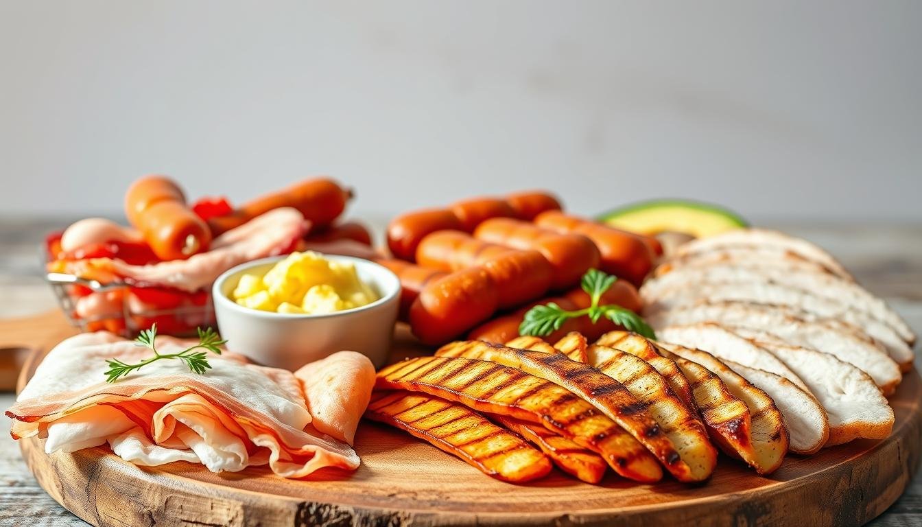 what is a healthy breakfast meat